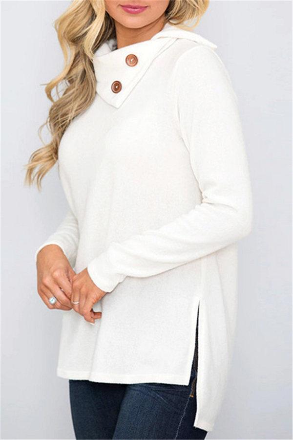 Damen-Strickpullover, Rollkragen, weiches Polyester und Baumwolle-6