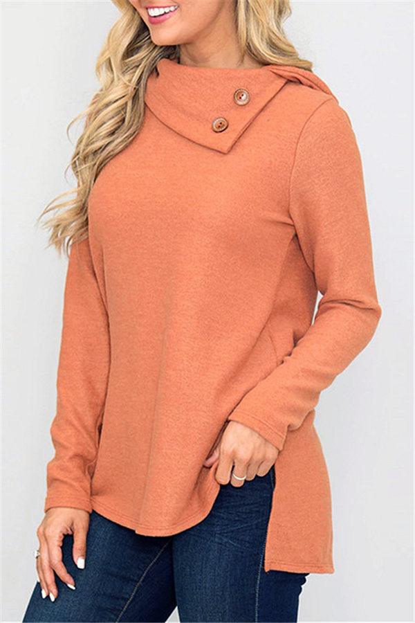 Damen-Strickpullover, Rollkragen, weiches Polyester und Baumwolle-3