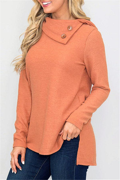 Damen-Strickpullover, Rollkragen, weiches Polyester und Baumwolle-3