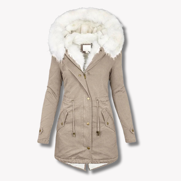 Damen-Wintermantel, elegant, aus nachhaltigem Material-2