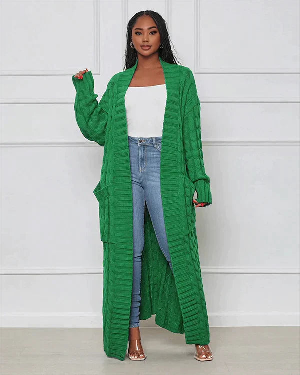 Damen-Cardigan, Oversize-Strick, 100% Acryl-1