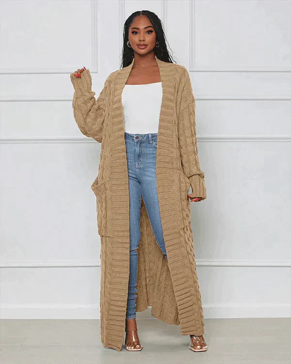 Damen-Cardigan, Oversize-Strick, 100% Acryl-4