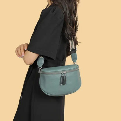 Damentasche, Sattelform, Leder, elegant für Alltag 2