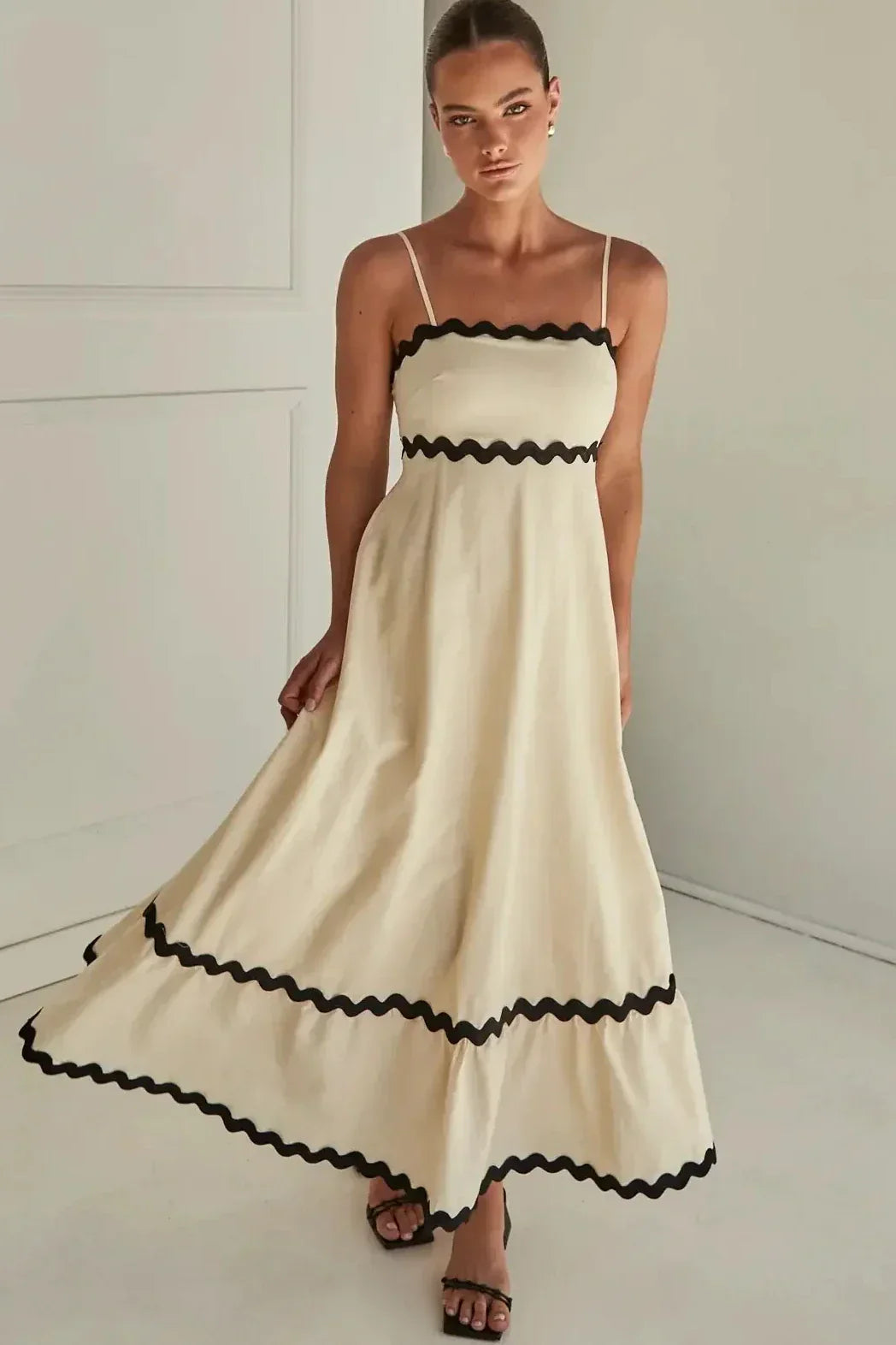 Damen-Abendkleid, elegantes Design, Polyester für formelle Anlässe-1