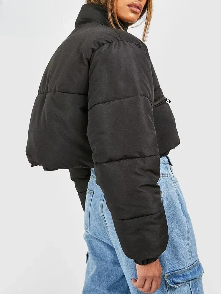 Lange Damen-Winterjacke in Oversize-Passform – Trendige Polyesterjacke für kalte Tage 3