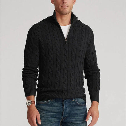Herren-Pullover, Zip, geflochten, Design für, kaltes Wetter 3