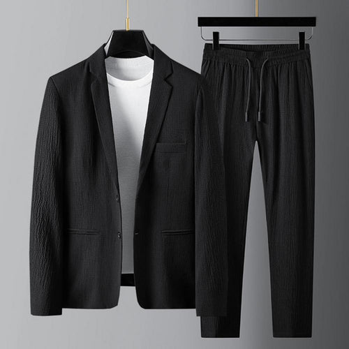 Herren-Anzug, Hochzeit, modernes Polyester, eleganter Schnitt-1