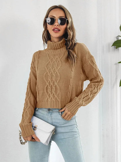 Variant image for Damen-Strickpullover, Rollkragen, weiches Acryl-1