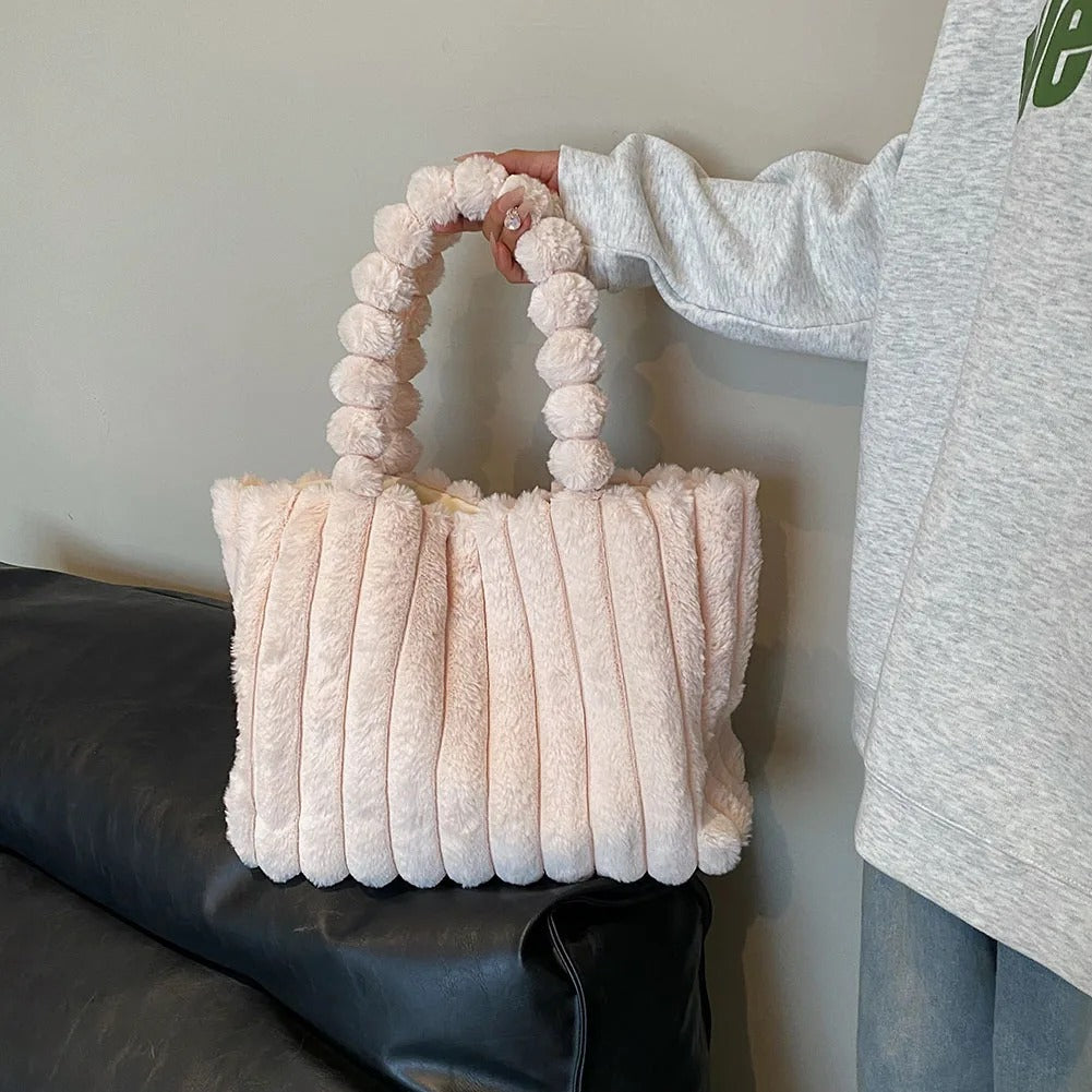 Damen Schultertasche Chunky Design Synthetikmaterial Geräumig-2