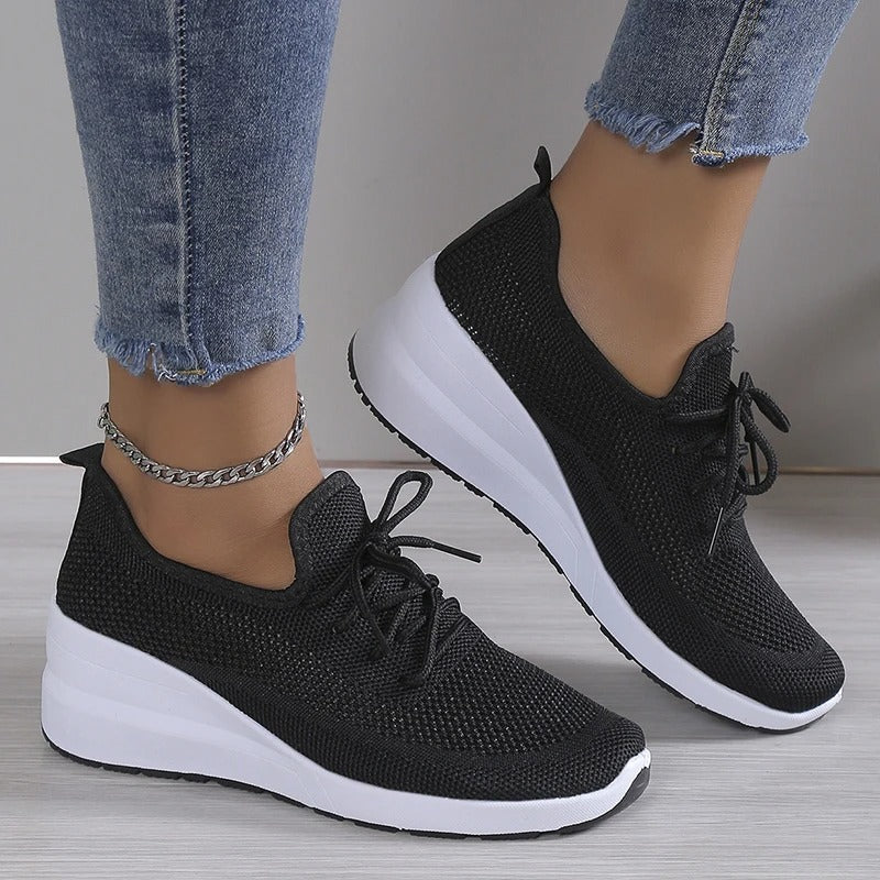 Damen-Schuhe, ergonomisch, synthetisch, leicht, bequem-3