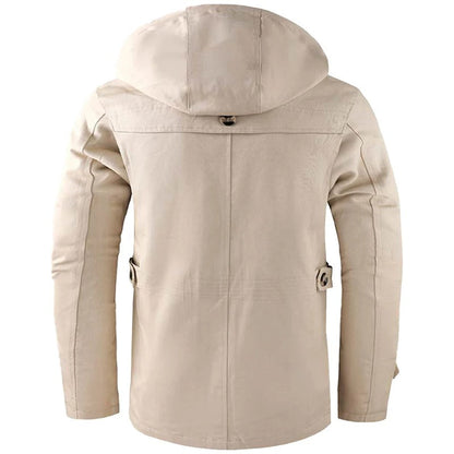 Herren-Winterjacke, modern, figurbetont, 100% Baumwolle-2