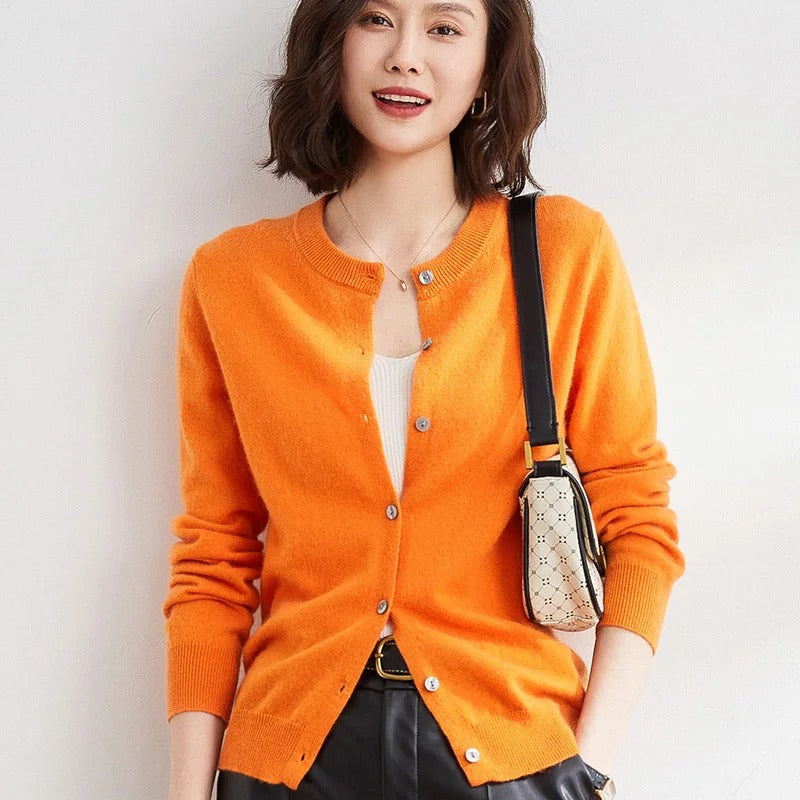 Variant image for Damen-Strickpullover, O-Ausschnitt, Polyester, für Herbst und Winter-31