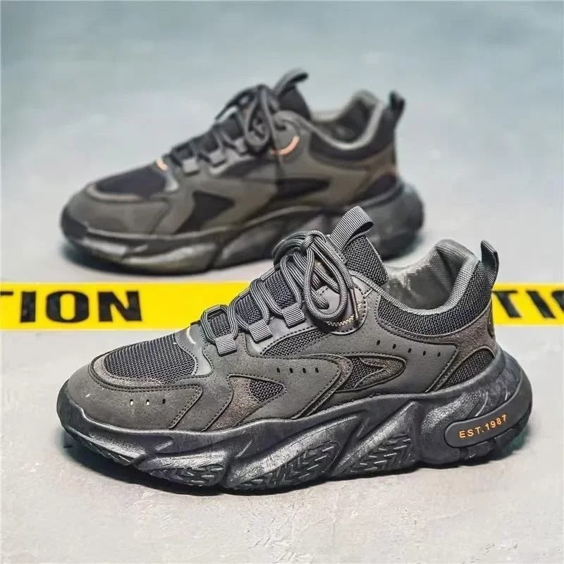 Herrensneakers, modernes Design, hochwertiges Synthetikmaterial-3