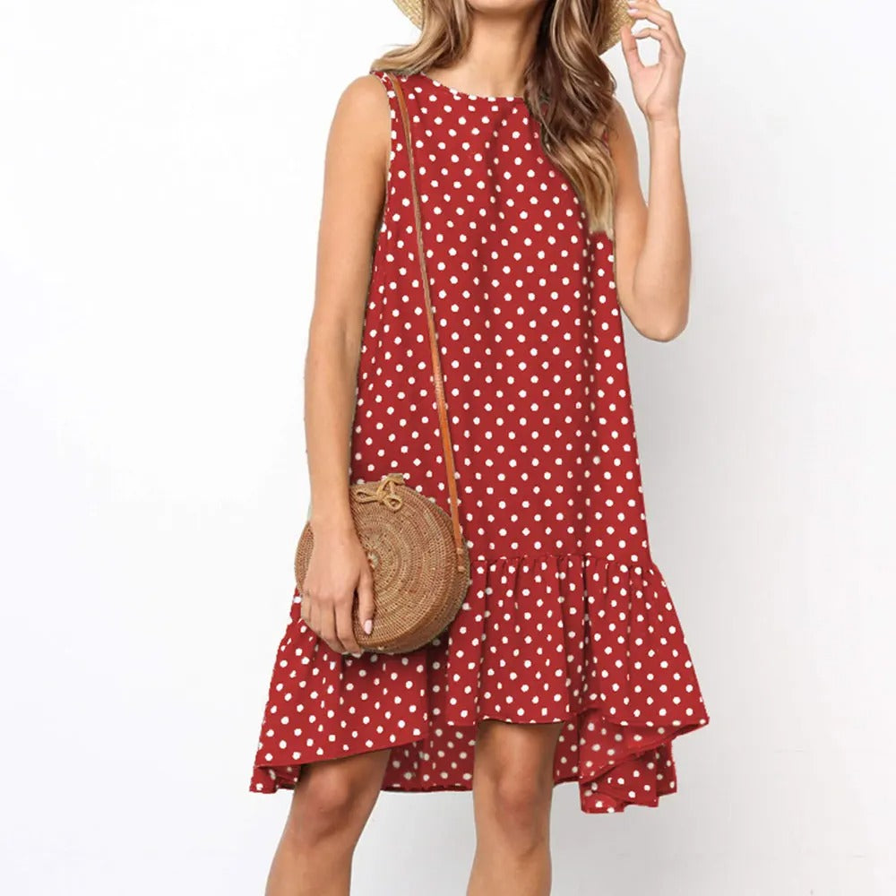Variant image for Damen A-Linien Kleid in Baumwolle Sommerchiffon-24