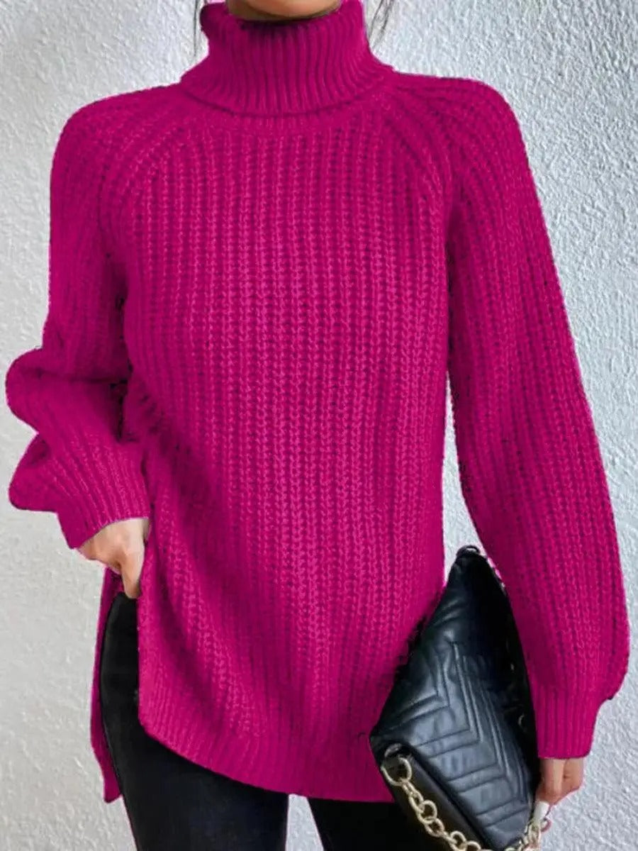 Variant image for Damen-Strickpullover, Rollkragen, wärmendes Acryl-25