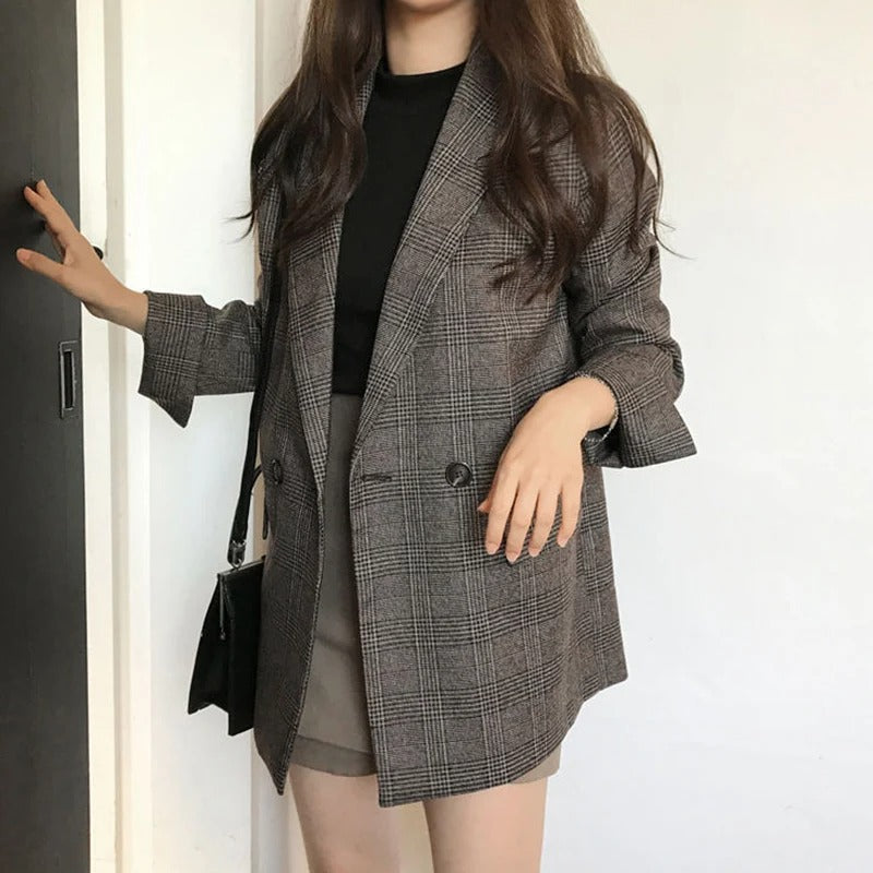 Damen-Modemantel, elegant, Kunstfell-3