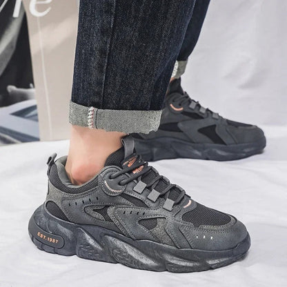 Herrensneakers, modernes Design, hochwertiges Synthetikmaterial-6