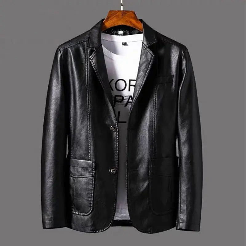 Damen-Lederjacke, trendiger Stil, hochwertiges Leder-1