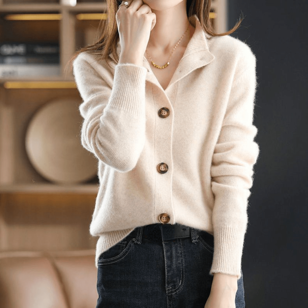 Variant image for Damen-Strickpullover, kuscheliges Acryl, lockere Passform-1