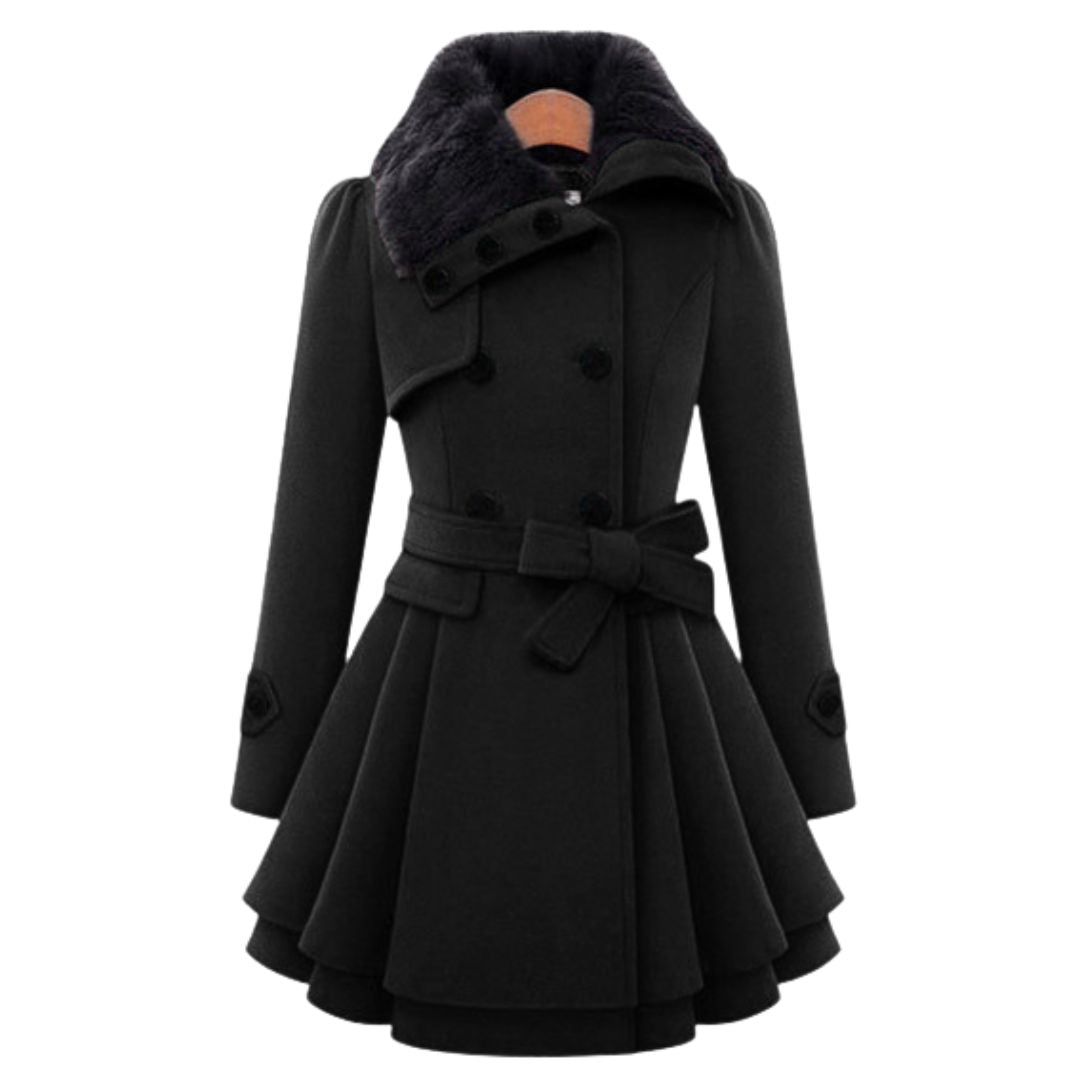 Damen-Trenchcoat, klassischer Stil, Stoffmischung 9