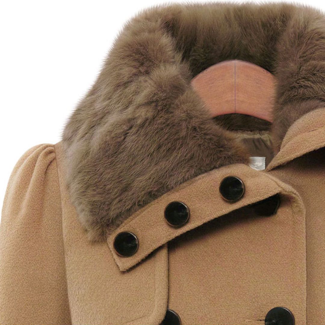 Damen-Trenchcoat, klassischer Stil, Stoffmischung 4