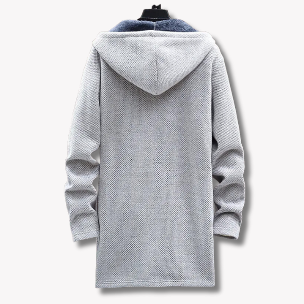 Herren-Hoodie, mit Reißverschluss, wärmend, Polyester-Baumwoll-Mix-2