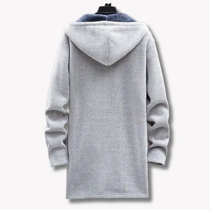 Herren-Hoodie, mit Reißverschluss, wärmend, Polyester-Baumwoll-Mix-2