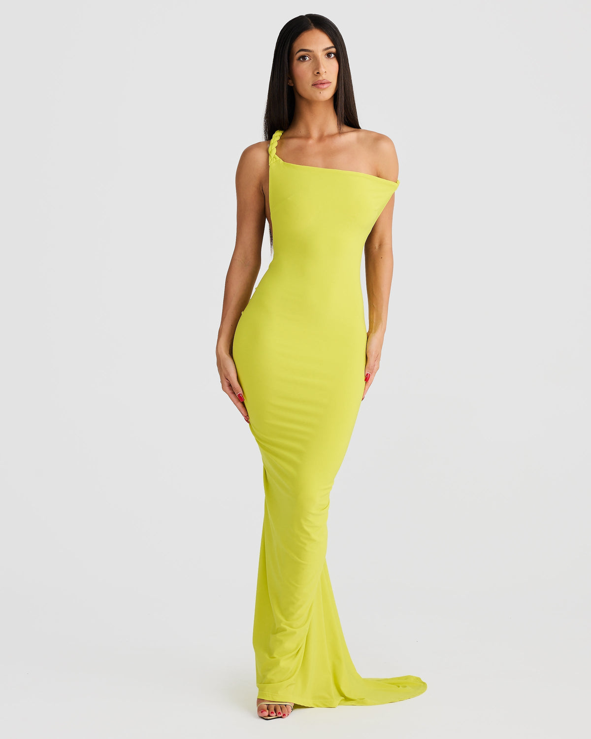 Damenkleid Elegant Zweilagiges Stretchmaterial für Feine auch für Alltagsgebrauch-3