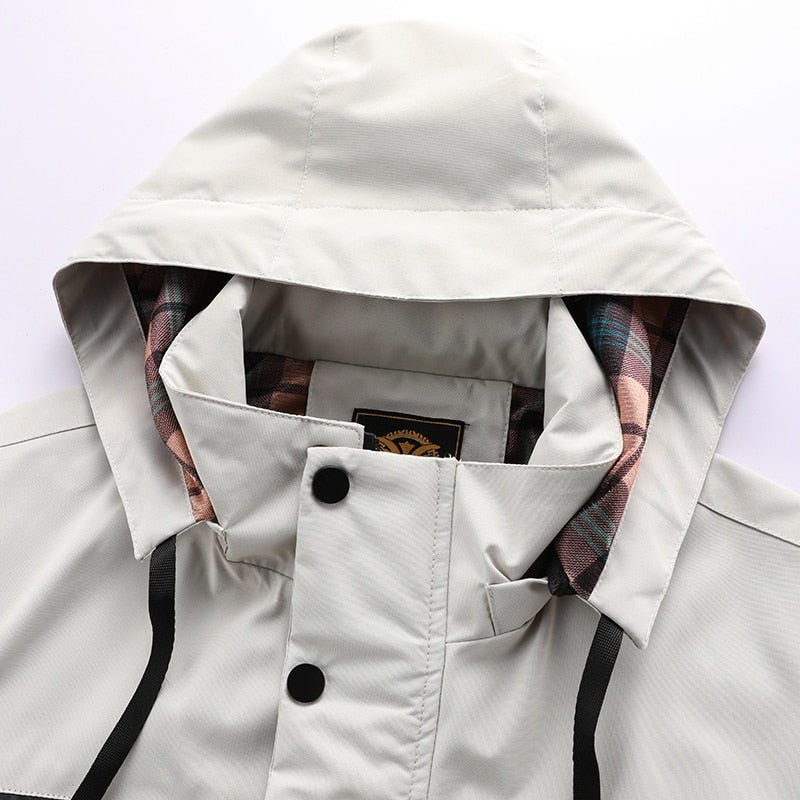 Herren-Winterjacke, wasserdichtem Polyester, isolierendem Futter 4