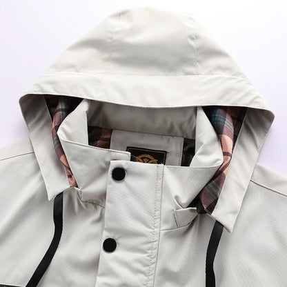 Herren-Winterjacke, wasserdichtem Polyester, isolierendem Futter 4
