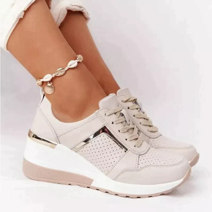 Damen-Sneaker, stützend, atmungsaktiv, Synthetikmaterial 2