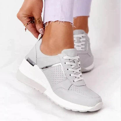 Damen-Sneaker, stützend, atmungsaktiv, Synthetikmaterial 4