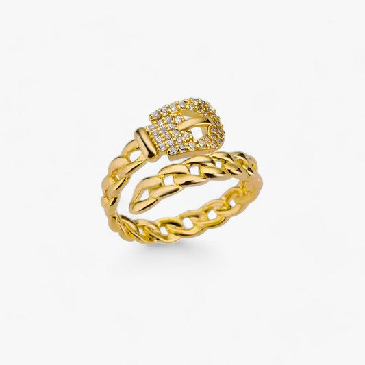 Damen Gürtel Zirkonringe Elegant Verstellbarer Schmuck-1