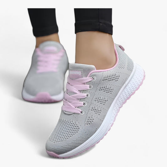 Damen-Sneaker, atmungsaktives Netz-Design, leichtes Mesh 1