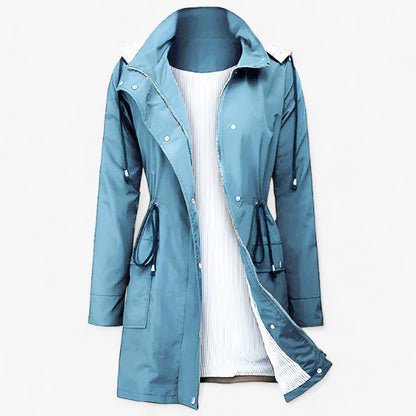 Damen Windjacke Leicht Windresistent Polyester Elegantes Design-6