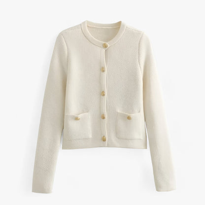 Variant image for Damen-Strickjacke, lang, gestrickt, Slim Fit, Polyester-10