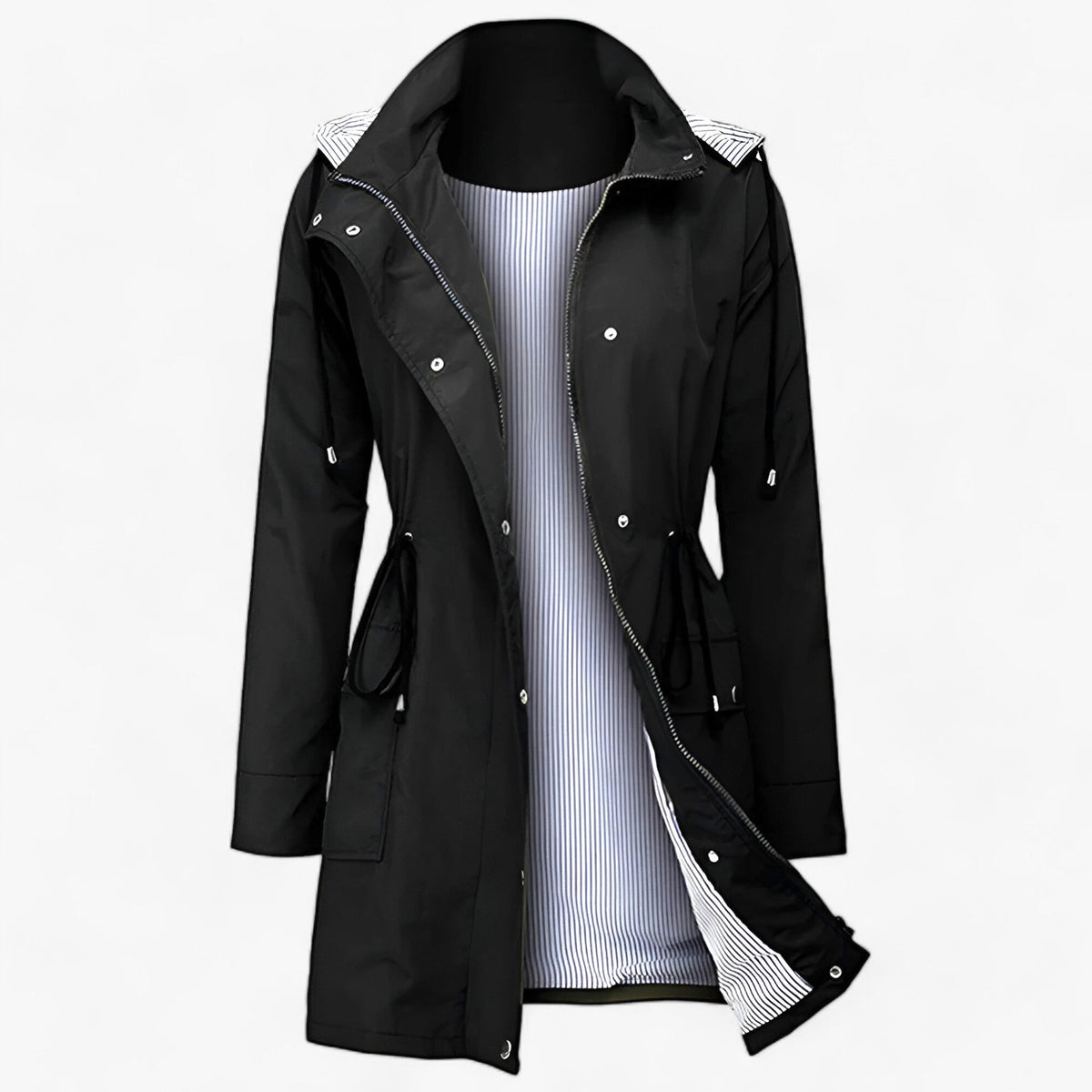 Damen Windjacke Leicht Windresistent Polyester Elegantes Design-3