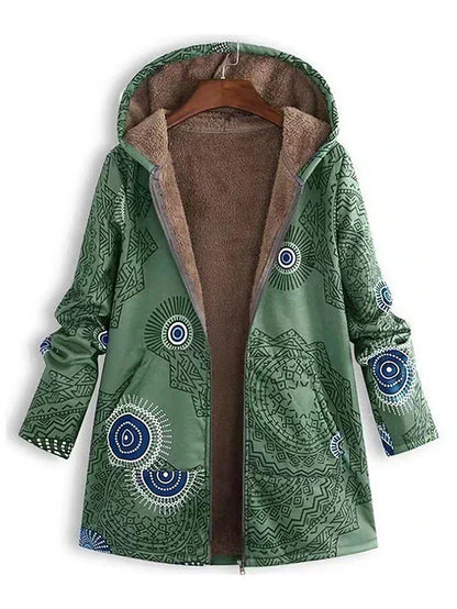 Variantenbild für lange Damen-Winterjacke mit isolierendem, hochwertigem Material-17