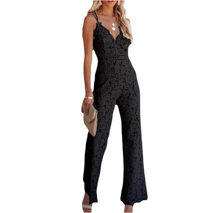 Damen-Jumpsuit Moderner Stil Atmungsaktives Material 8