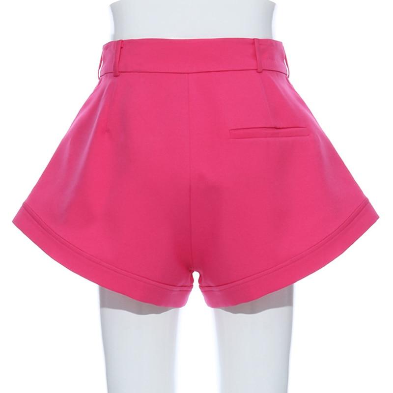 Damen-Lockere Shorts, Baumwolle, Polyester 2