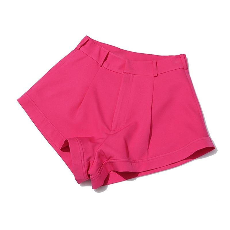 Damen-Lockere Shorts, Baumwolle, Polyester 4