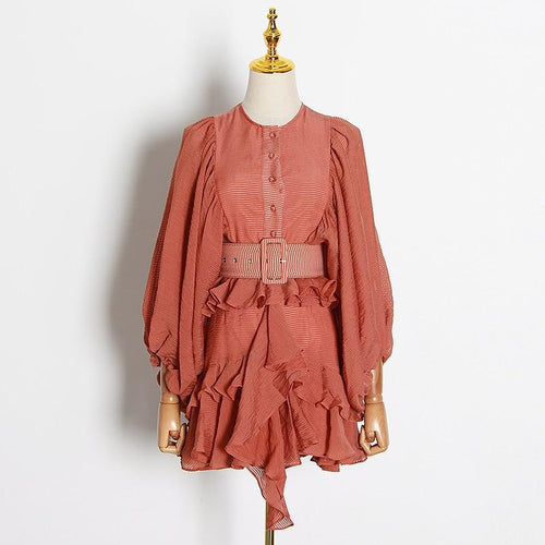 Damen-Top, Festtops, mit Rüschen, aus Baumwolle und Polyester-1