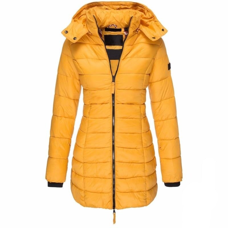 Damenjacke Gesteppt mit Zwei-Wege-Reißverschluss und Figurbetontem Design-4