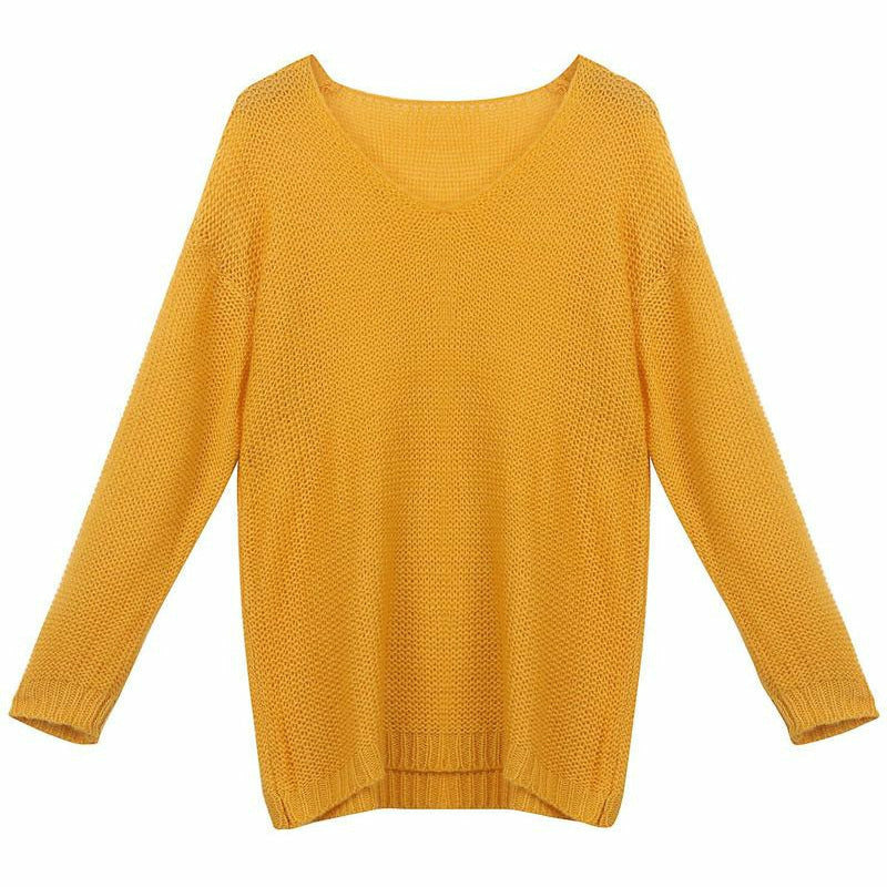Damen-Strickpullover, patchwork Polyester und Baumwolle-2