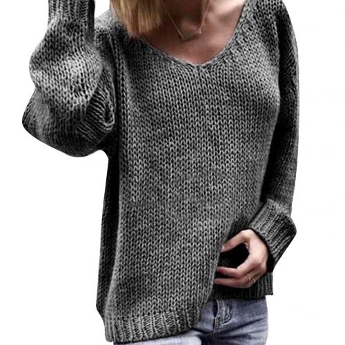 Damen-Pullover, lässiger Stil, weiche Baumwolle-5