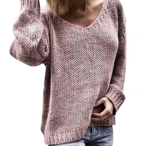 Damen-Pullover, lässiger Stil, weiche Baumwolle-3