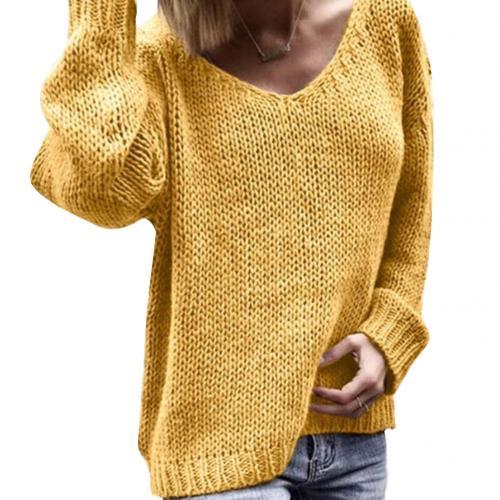 Damen-Pullover, lässiger Stil, weiche Baumwolle-4