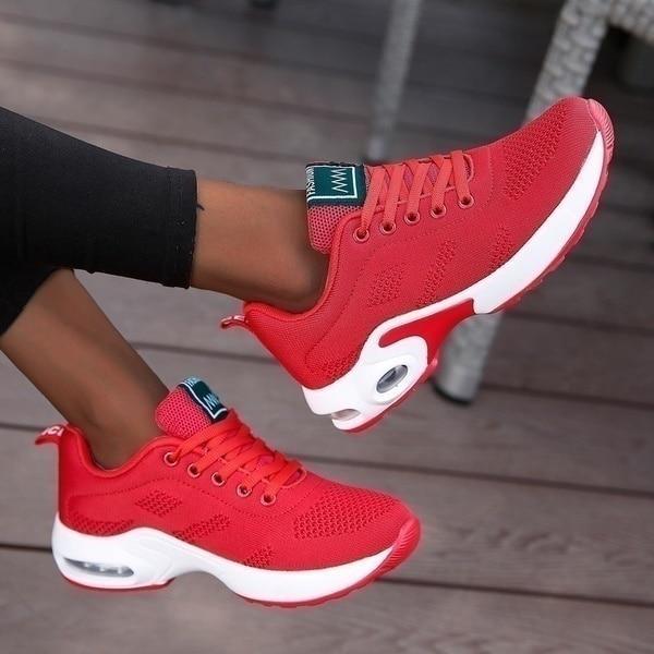 Damen-Sneaker, sportliches Mesh, leicht, atmungsaktiv 5