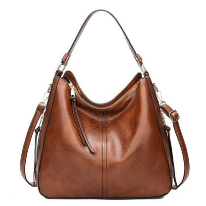 Damen-Handtasche, verstellbar, Schulterriemen, Öko-Leder, elegantes Design-1