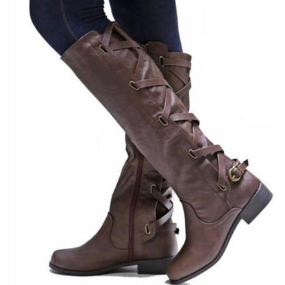 Variant image for Gefütterte Damen-Winterstiefel, Eco, Leder, mit Blockabsatz und Reißverschluss-28